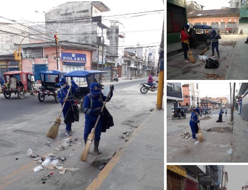 image for Trabajos de limpieza y barrido de calles en los sectores de la casona de Belén