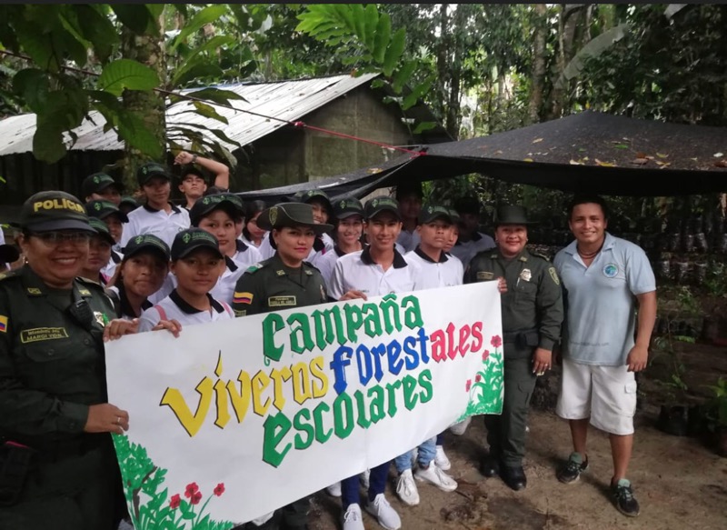 image for Policía ambiental lanza campaña viveros forestales escolares  