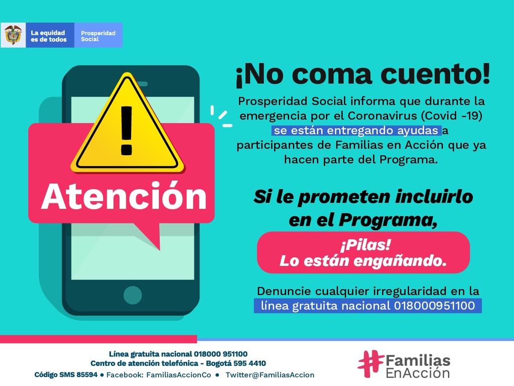 image for Inscripciones a programas de Familias en Acción están cerradas