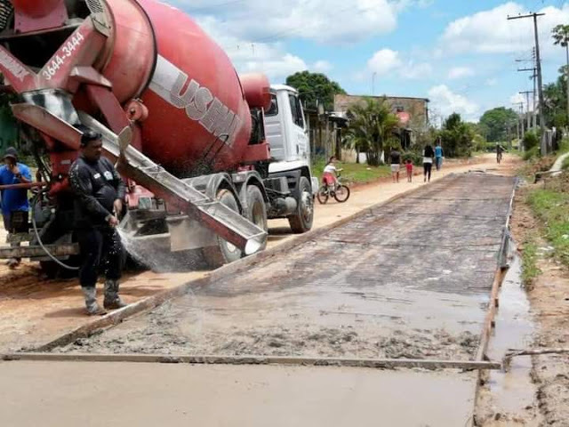 image for Obras de pavimentação da estrada Perimetral Norte 2 continuam