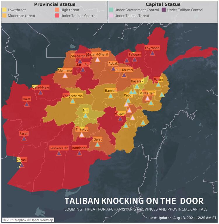 image for Taliban capture three more provincial capitals in Afghanistan