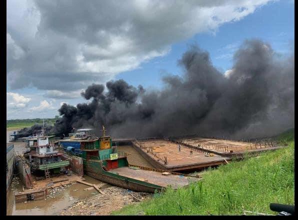 image for Incendio en el puerto Ransa