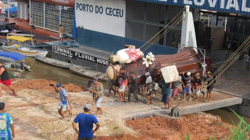 image for Município de Santo Antônio do Iça recebe imagem do padroeiro