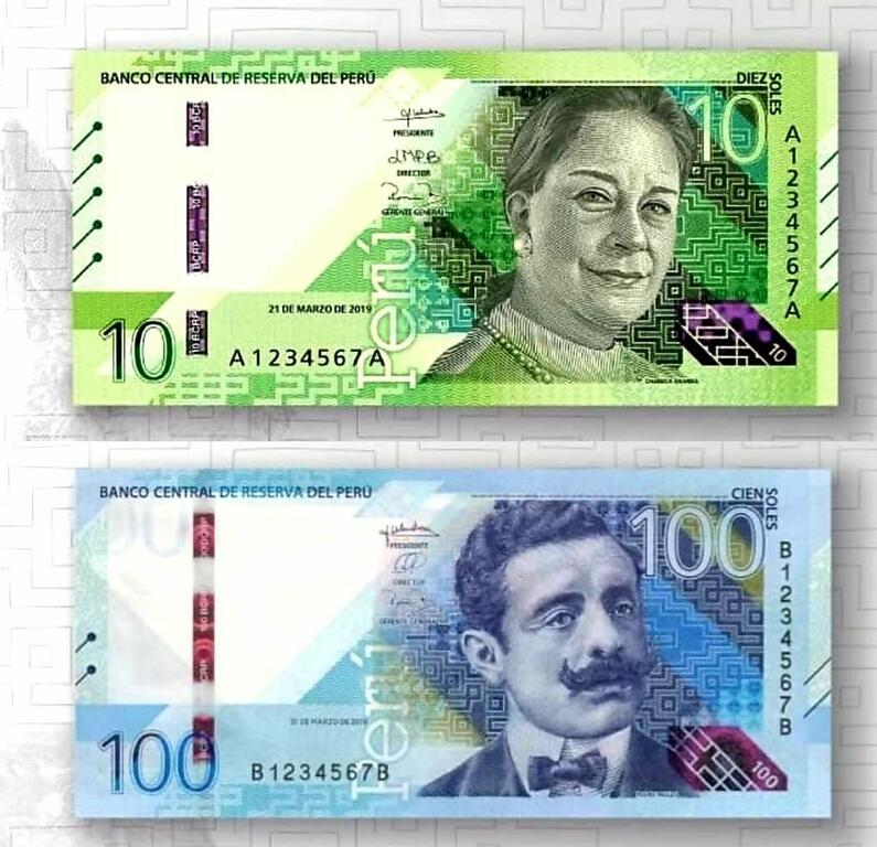 image for Nuevos billetes peruanos por motivo del Bicentenario