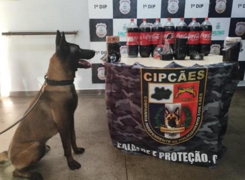 image for Homem e preso com 18 kg de cocaina escondidos em garrafas