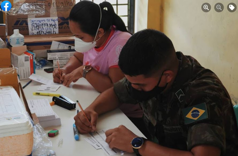 image for Comando Fronteira Solimões participa da campanha de vacinação 