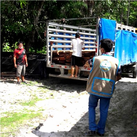 image for Vehículo fue intervenido durante operativo en la carretera Iquitos Nauta