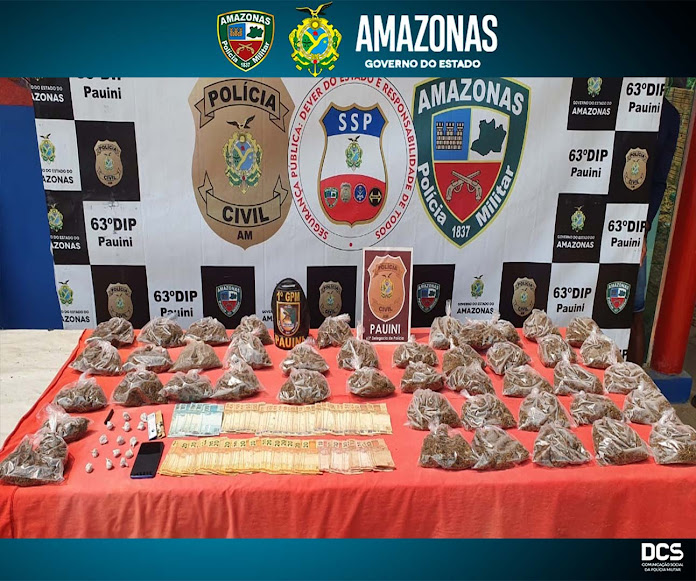 image for Polícia Militar detém jovem por tráfico de drogas em Pauini