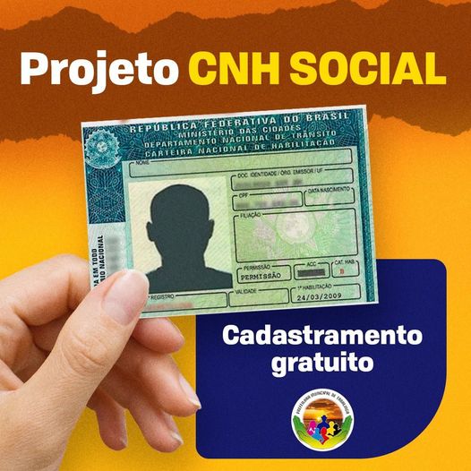 image for Cadastramento gratuito do Projeto CNH Social