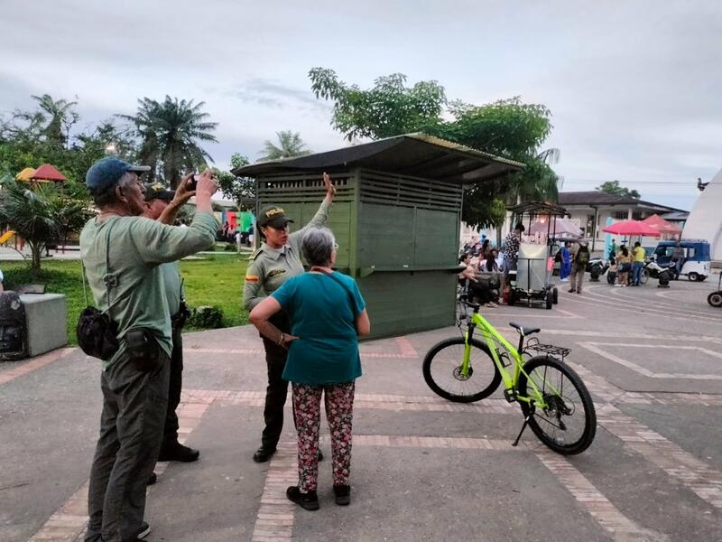 POLICIA  DE  TURISMO REFUERZA LA SEGURIDAD EN EL CORREDOR TURISTICO AMAZONENSE 