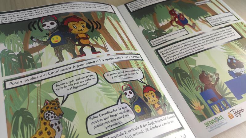 ¿Y si somos como Tukushí? En Amazonas, aprendices diseñan cómic para preparar a lectores como excelentes trabajadores