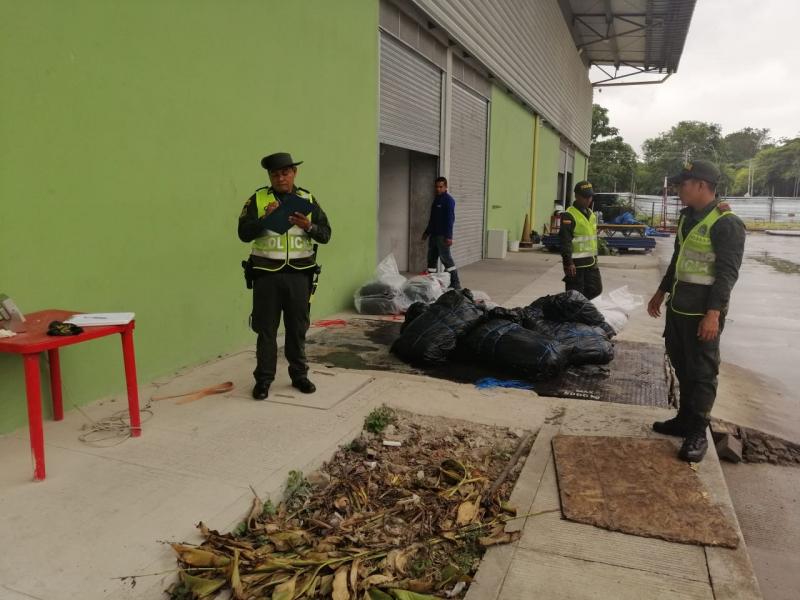 Se incauta cargamento de pescado mota en el Aeropuerto Internacional Alfredo Vásquez Cobo