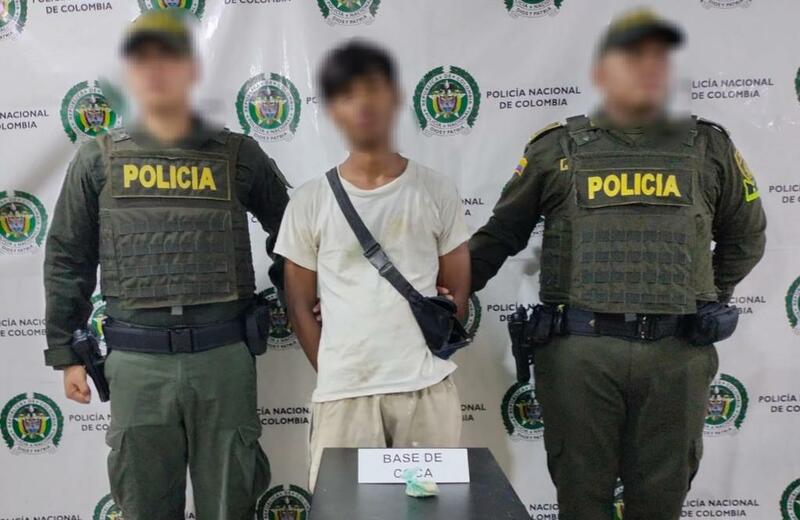 POLICÍA CAPTURA A SUJETO QUE TRANSPORTABA COCAÍNA 