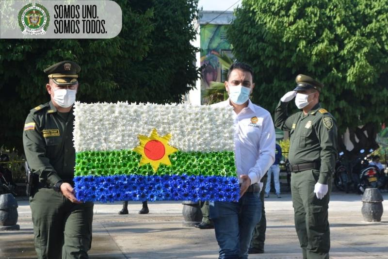 EN EL DÍA DE LA SOBERANÍA COLOMBIANA LA POLICÍA NACIONAL CON MEDIDAS DE SEGURIDAD INTENSIFICO CAMPAÑAS DE PREVENCIÓN.