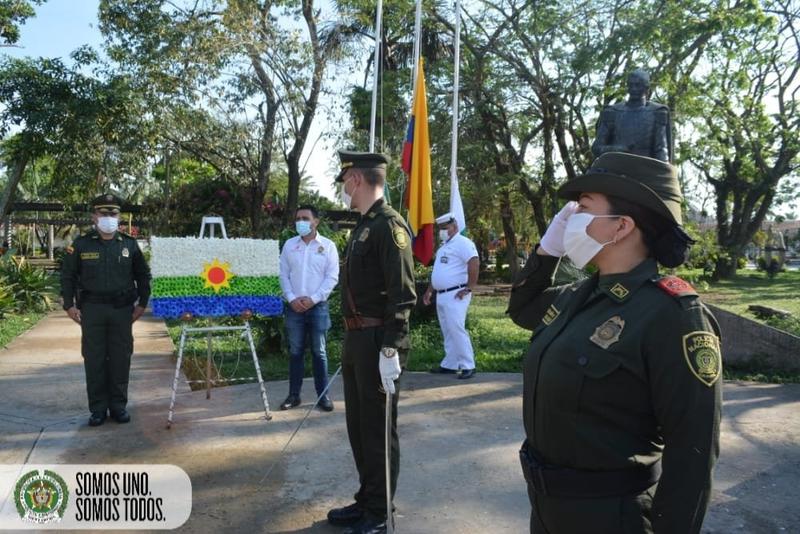 EN EL DÍA DE LA SOBERANÍA COLOMBIANA LA POLICÍA NACIONAL CON MEDIDAS DE SEGURIDAD INTENSIFICO CAMPAÑAS DE PREVENCIÓN.