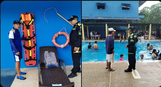 LA PROTECCIÓN PONAL EN AMAZONAS, REALIZA ACTIVIDADES DE VIGILANCIA Y CONTROL A CENTROS RECREACIONALES (PISCINAS), GARANTIZANDO LA PROTECCIÓN A LOS NIÑOS, NIÑAS Y ADOLESCENTES EN ESTA TEMPORADA.