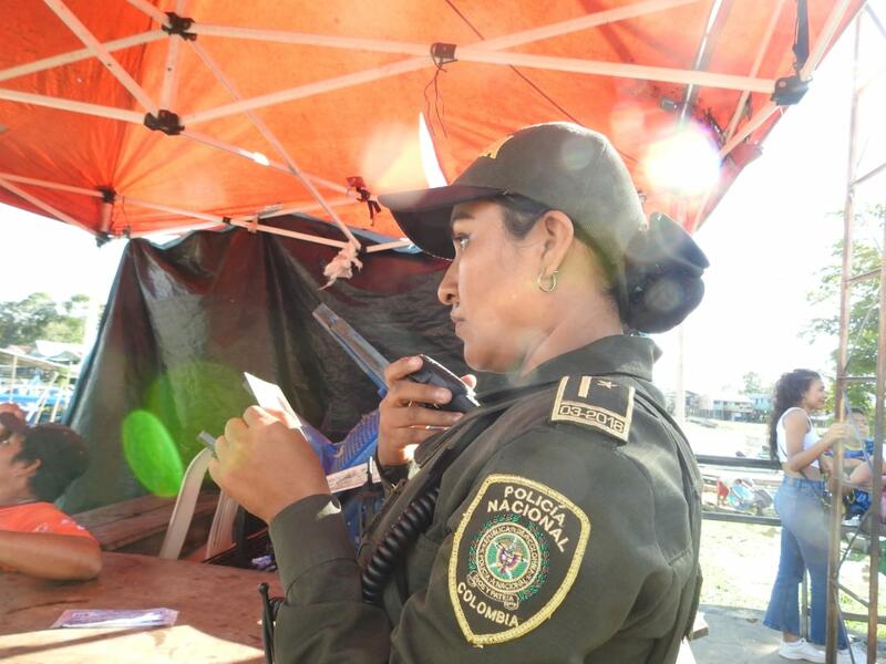 POLICÍA NACIONAL INTERVINO EL MALECÓN TURISTICO EN LETICIA