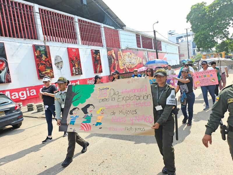 CAMINANDO CONTRA EL ESCNNA EN LETICIA