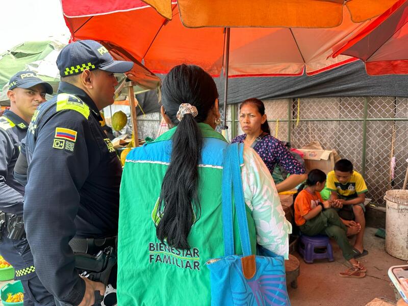 ICBF Y POLICÍA RELIZAN PLANES CONTRA LA MENDICIDAD Y EL TRABAJO INFANTIL