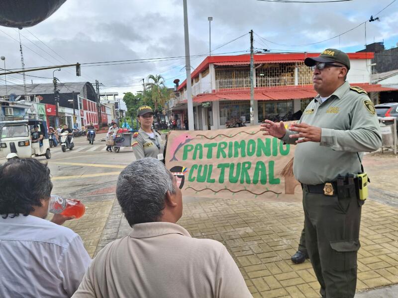 POLICIA NACIONAL REALIZA CAMPAÑA DENOMINADA "PATRIMONIO CULTURAL" 