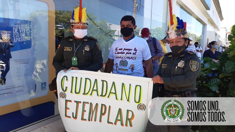 GRUPO DE PREVENCION DE LA POLICÍA NACIONAL AGRADECE A LOS CIUDADANOS POR EL COMPROMISO DE CONTRA EL COVID-19