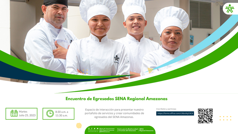 Participa en nuestro Encuentro de Egresados 2023 del SENA Amazonas