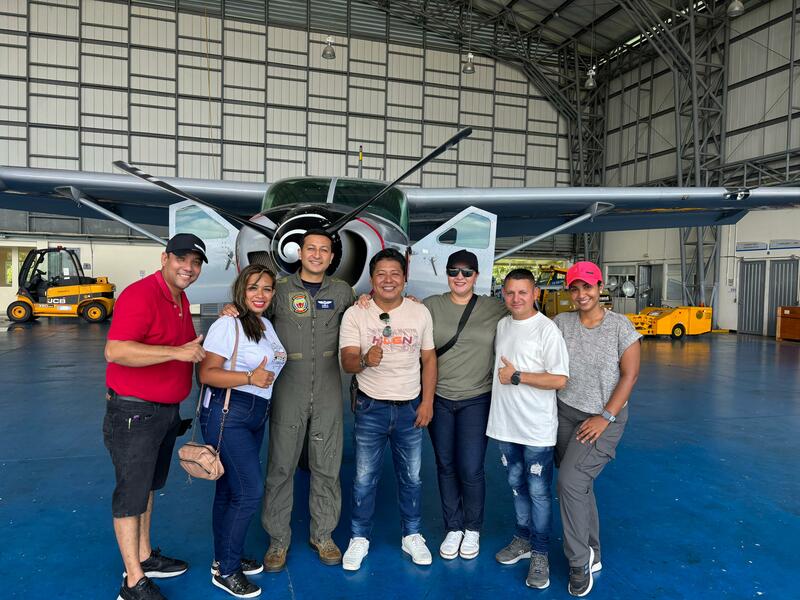 Periodistas del Amazonas conocieron capacidades de su Fuerza Aérea