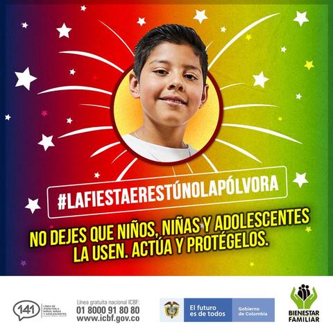 Porque la pólvora les afecta su salud física y emocional. #LaFiestaEresTúNoLaPólvora 