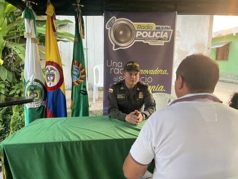 CUÉNTELE AL COMANDANTE EN EL BARRIO PORVENIR CASTAÑAL