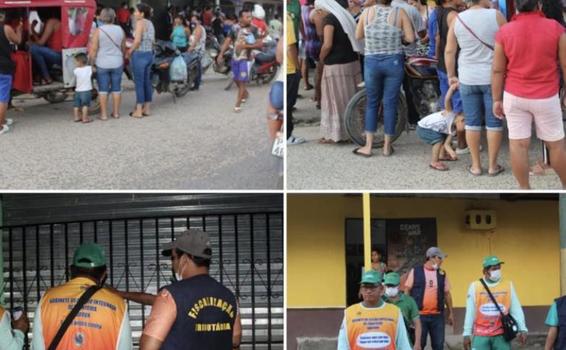 image for Populares denunciaram aglomeração de pessoas na rua Santos Dumont