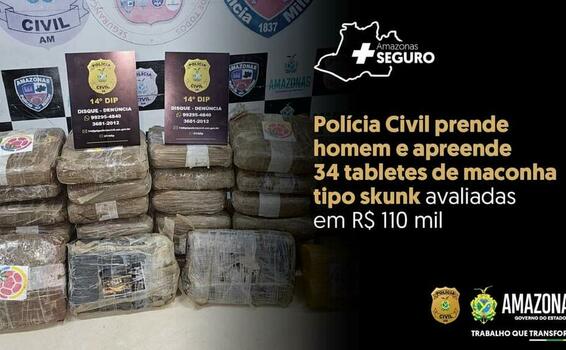 image for Polícia prendeu  homem de 31 anos por tráfico de drogas.