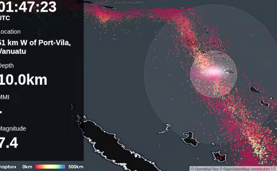 image for Terremoto de 7.3 provocó importantes destrozos en Vanuatu