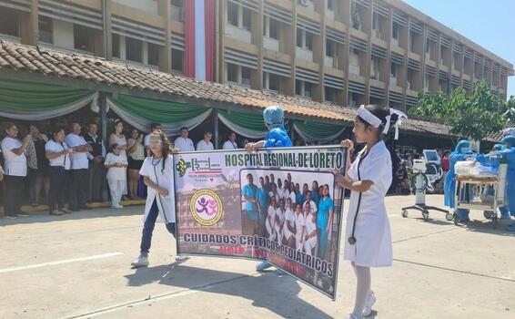 image for Gran desfile por los 34 años del hospital regional de Loreto