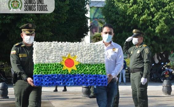 EN EL DÍA DE LA SOBERANÍA COLOMBIANA LA POLICÍA NACIONAL CON MEDIDAS DE SEGURIDAD INTENSIFICO CAMPAÑAS DE PREVENCIÓN.