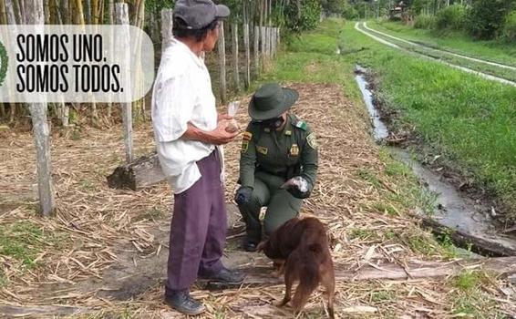 EL GRUPO DE PROTECCIÓN AMBIENTAL Y ECOLÓGICA PATRULLA LAS CALLES DE LETICIA EN BENEFICIO DE LOS ANIMALES DURANTE COVID19