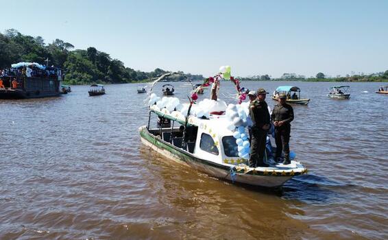 BENDICIÓN DE EMBARCACIONES EN EL DÍA DE LA VIRGEN DEL CARMEN "PATRONA DE LOS CONDUCTORES"