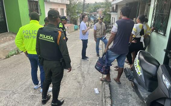 CUÉNTELE AL COMANDANTE EN EL BARRIO PORVENIR CASTAÑAL