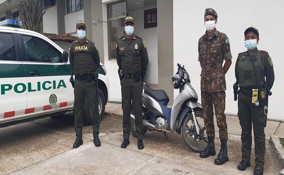 RECUPERAMOS MOTOCICLETA HURTADA EN TABATINGA-BRASIL 