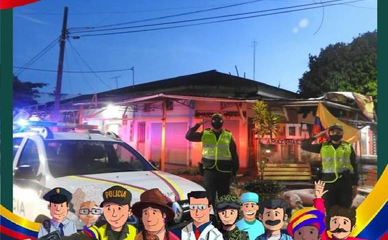 LA POLICÍA EN TODO EL DEPARTAMENTO DEL AMAZONAS CELEBRÓ LOS 210 AÑOS DEL GRITO DE INDEPENDENCIA