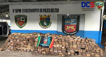 image for Polícia Militar apreende 920 kg de drogas