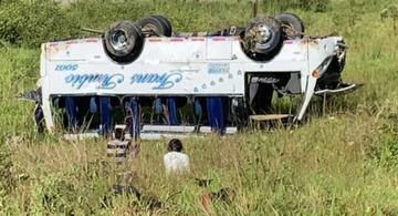 Carro despues de caer a un abismo