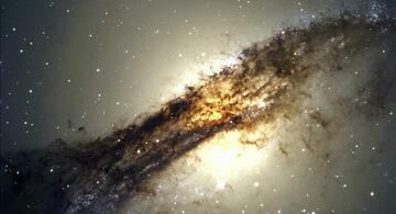 image for The Galaxy Centaurus  photographed in great detail from Chi