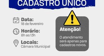 image for Atenção Mutirão de atualização de dados e cadastramento para o CadÚnico