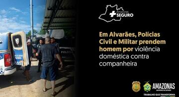 image for Polícia prenderam em flagrante um homem após ele agredir fisicamente sua companheira 