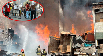 image for Choque entre barristas de Universitario y Alianza Lima provocó un incendio 