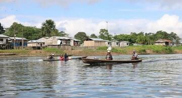 image for Río Amazonas en alerta roja