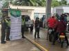 Personal de la policia en campañas en las calles de la ciudad